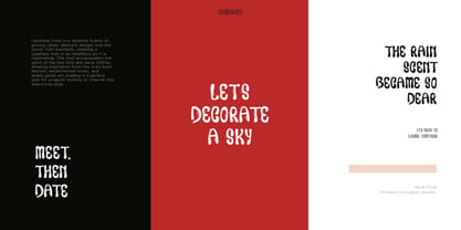 Lambany Font Poster 3
