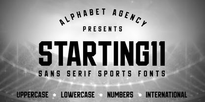 Starting11 Font Poster 1