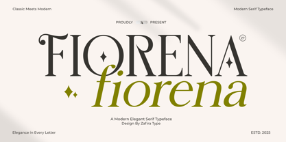 Fiorena Font Poster 1