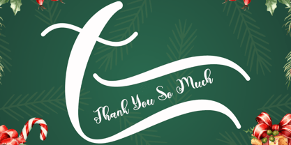 Christmas Shadyna Font Poster 5