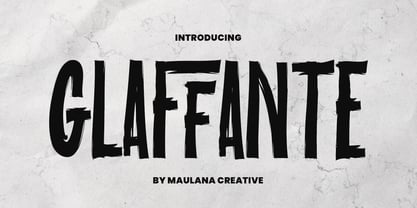 MC Glaffante Font Poster 1