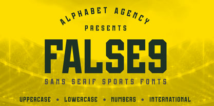 False9 Font Poster 1