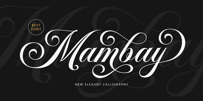 Mambay Font Poster 1