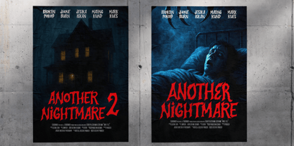 Another Nightmare Font Poster 6