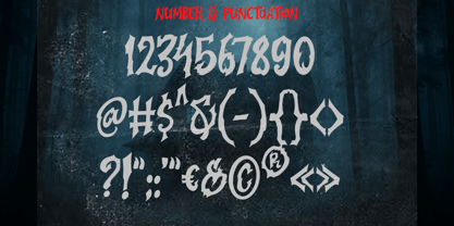 Another Nightmare Font Poster 11