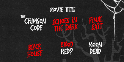 Another Nightmare Font Poster 8