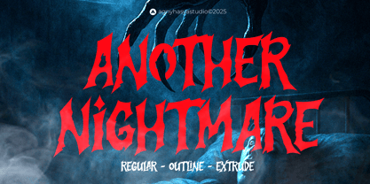 Another Nightmare Font Poster 1