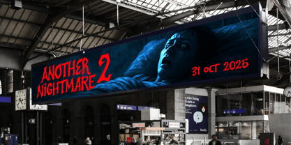 Another Nightmare Font Poster 7