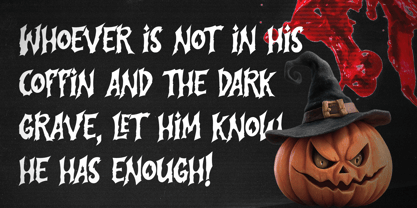 Another Nightmare Font Poster 2