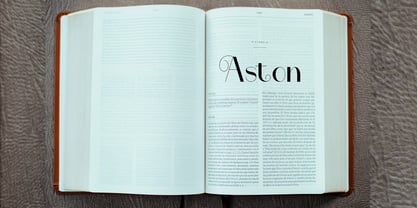 Attend Font Poster 2