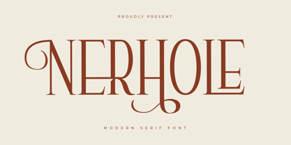 Nerhole Font Poster 1