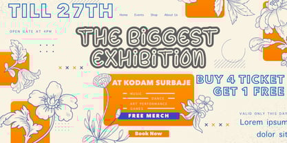 Raboon Font Poster 5