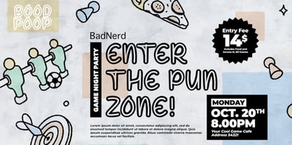 Raboon Font Poster 8