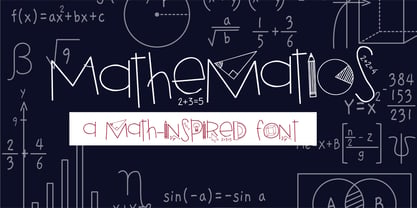 PN Mathematics Font Poster 1