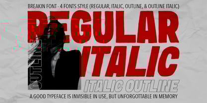 Breakin Font Poster 9