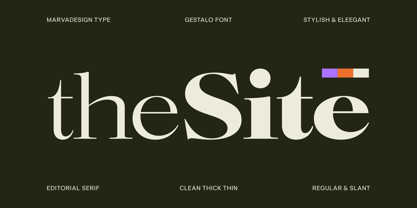 Gestalo Font Poster 3