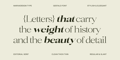 Gestalo Font Poster 5