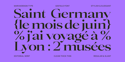 Gestalo Font Poster 10