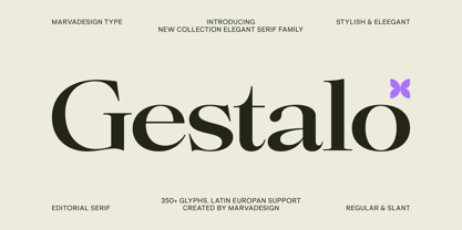 Gestalo Font Poster 1