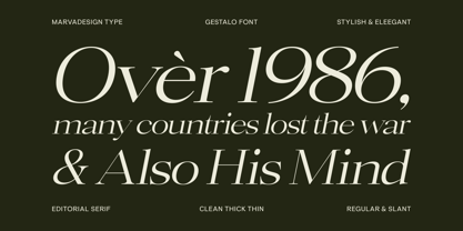 Gestalo Font Poster 7