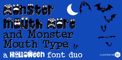 ZP Monster Mouth Font Poster 1
