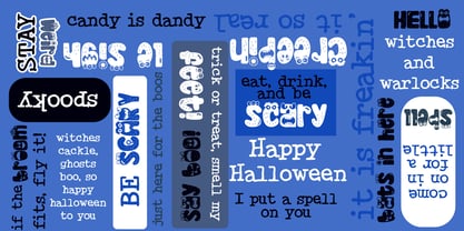 ZP Monster Mouth Font Poster 2