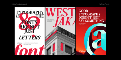 Sx Advertentie Font Poster 3