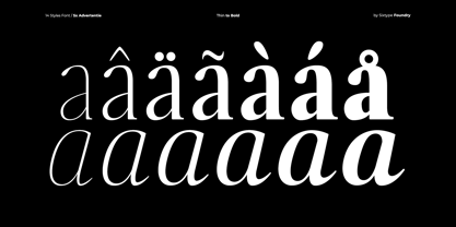 Sx Advertentie Font Poster 4