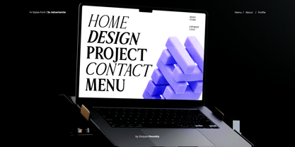 Sx Advertentie Font Poster 15