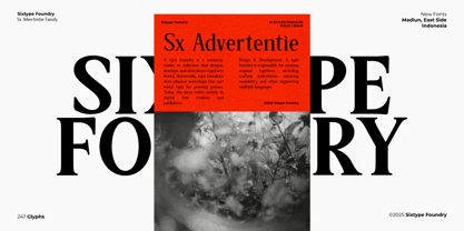 Sx Advertentie Font Poster 6
