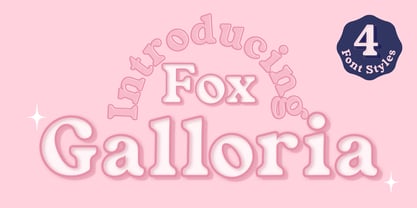 Fox Galloria Font Poster 1