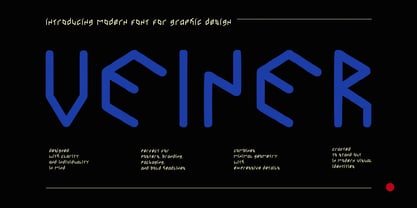 Veiner Font Poster 1