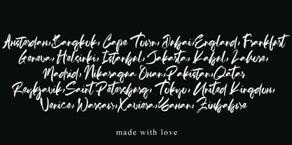 Bestie Scriptedy Font Poster 5