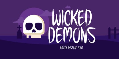 Wicked Demons Font Poster 1