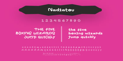 Nadiatou Font Poster 7