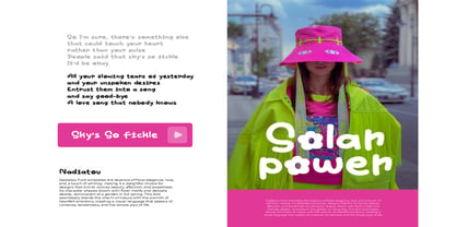 Nadiatou Font Poster 10