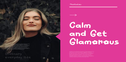 Nadiatou Font Poster 3