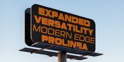 Prolinea Font Poster 7