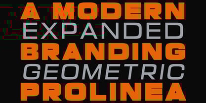 Prolinea Font Poster 12