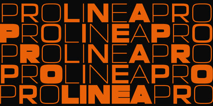 Prolinea Font Poster 2
