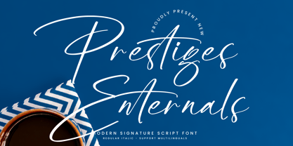 Prestiges Enternals Font Poster 1