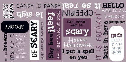 ZP Moth Morbidity Font Poster 2