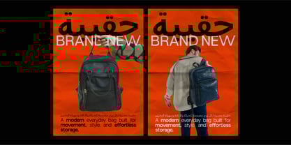 True Arabic Font Poster 4