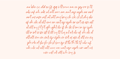 Thursday Marchi Font Poster 13