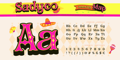 Sadyco Font Poster 2