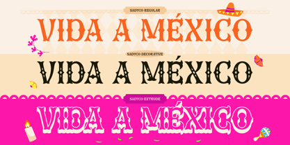 Sadyco Font Poster 5