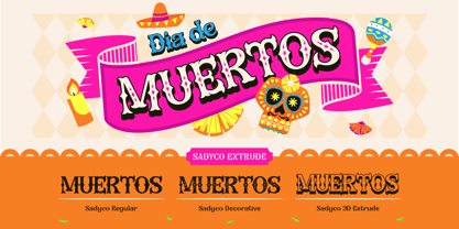 Sadyco Font Poster 9