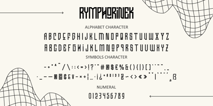 FA Rymphorinek Font Poster 4