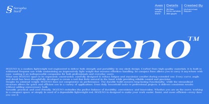 Serapha Serif Font Poster 6