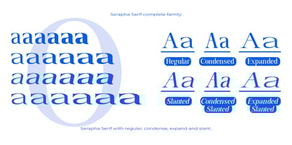 Serapha Serif Font Poster 2